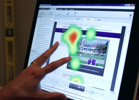 image for Student research informs JMU website redesign