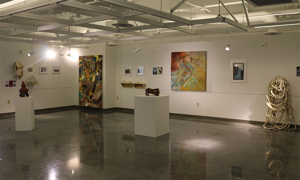 An exhibition of select pieces from Art majors as part of the school's review.