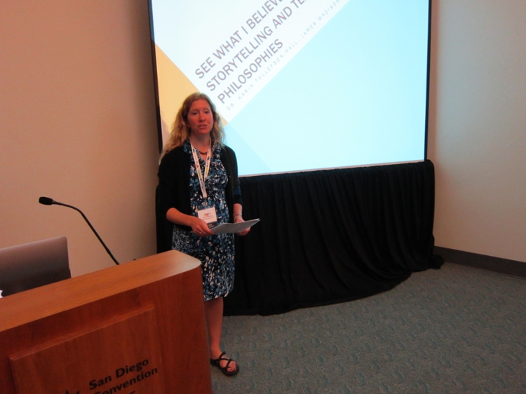 Dr. Tollefson presenting at a conference