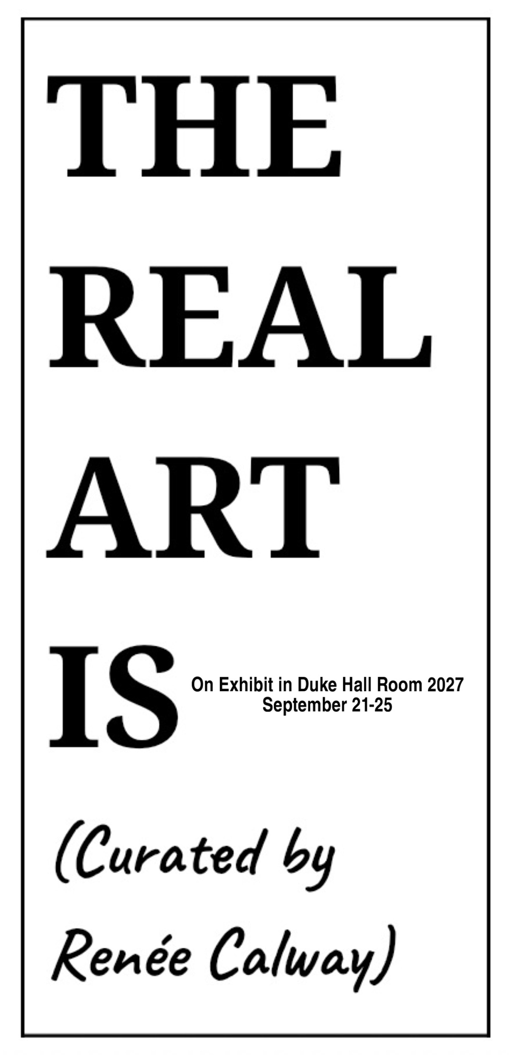 event poster
