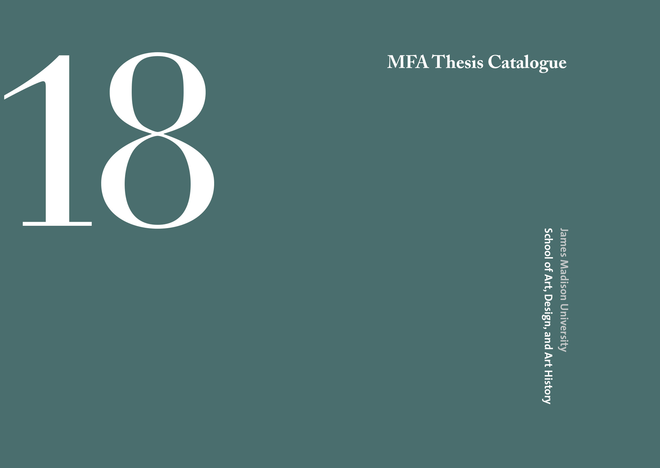 2018 MFA CATALOGUE