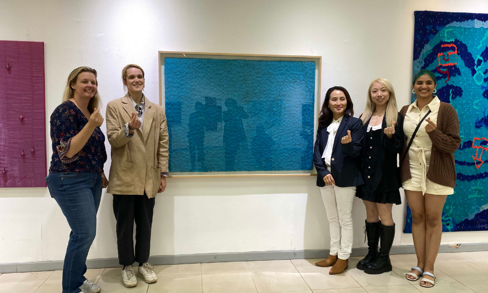FAF team poses at the Daesan Art Museum
