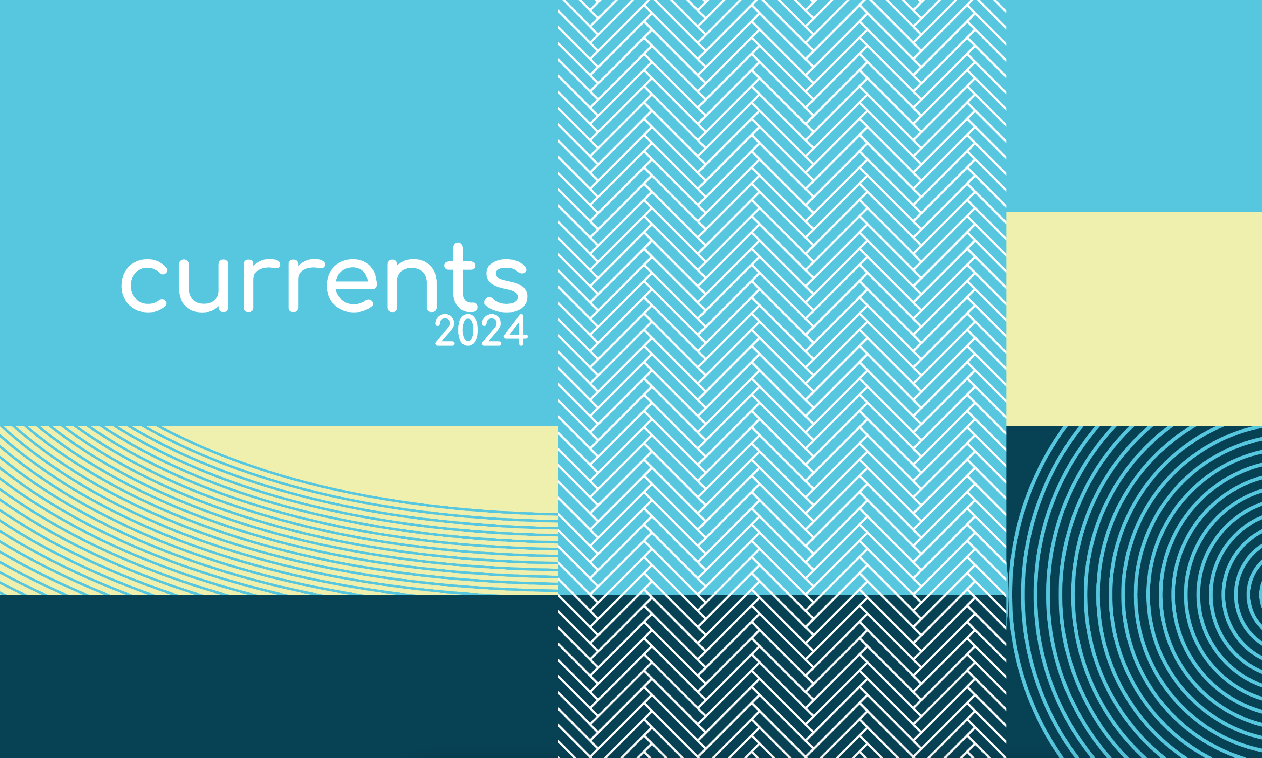 Currents graphic with light blue background