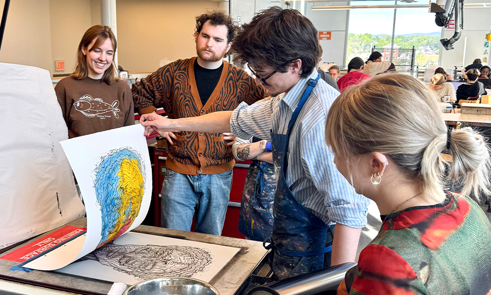 printmaking class