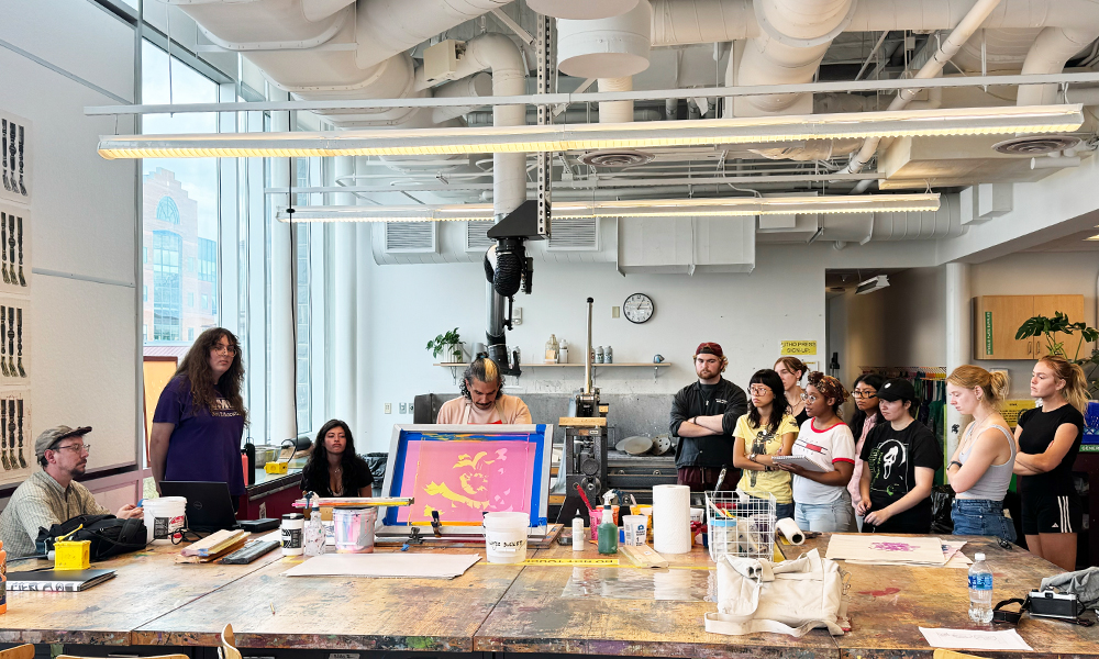 printmaking class