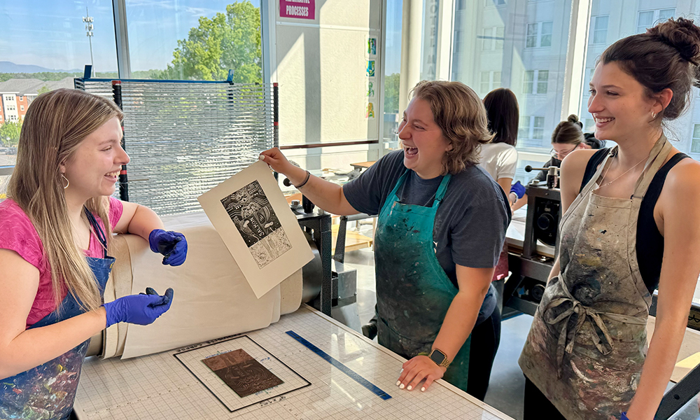 printmaking class