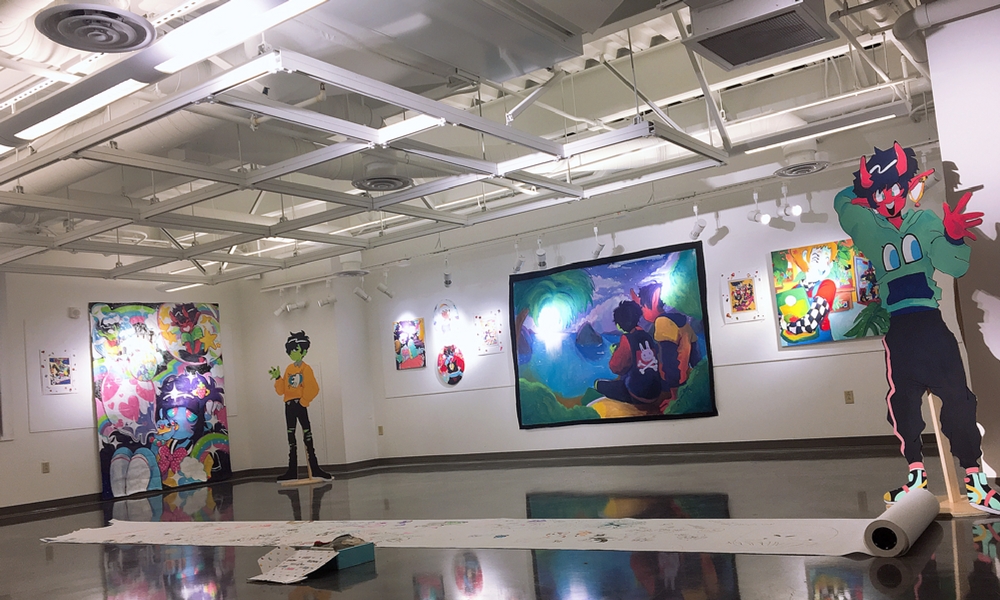 Gustave's exhibition space
