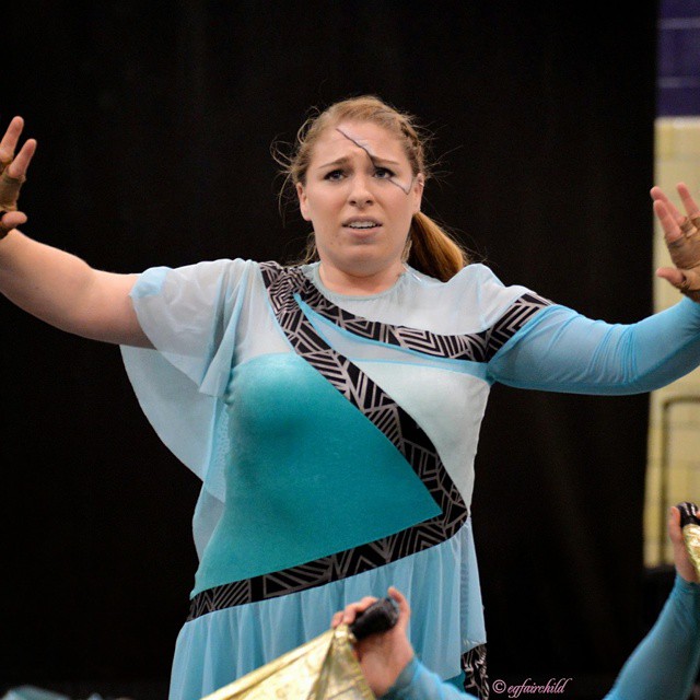 Senior Captain, Jessica Macintosh, performing during the 2014-15 winter season