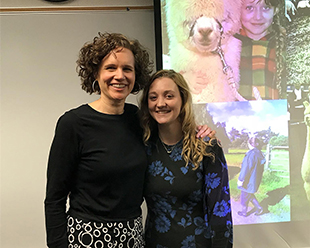 Dr. Alemán with Katie Shedden (’16, M’18).