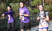 JMU students running marathon