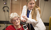 PHOTO: AUD student with patient