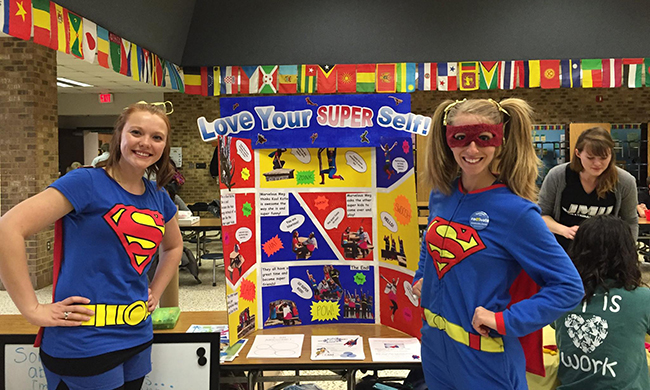 PHOTO: JMU students at healthfair