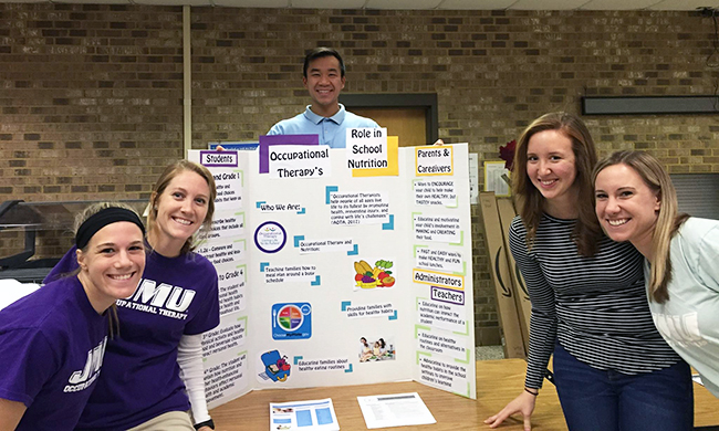 PHOTO: JMU students at health fair