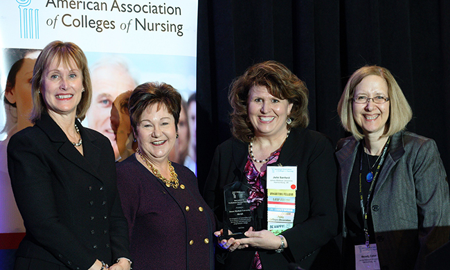 PHOTO: JMU Faculty receiving award