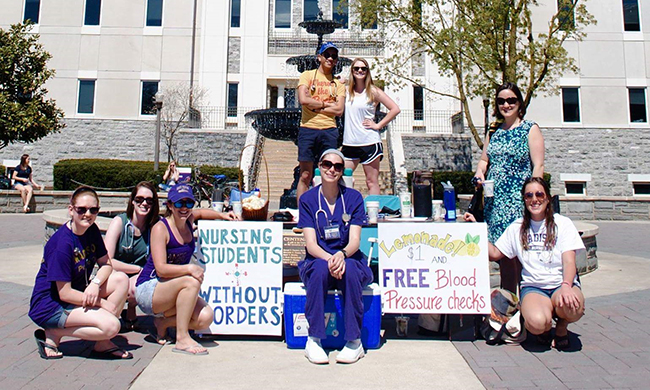 PHOTO: JMU nursing students