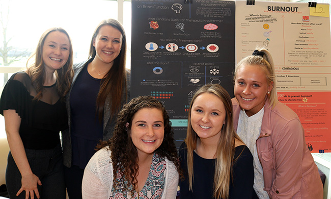 PHOTO: JMU Students present research