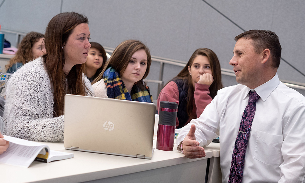 PHOTO: Tim Howley in class