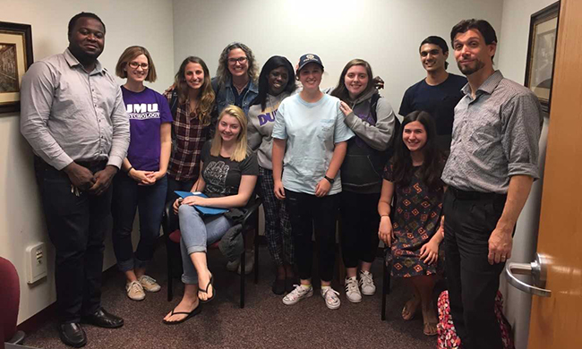 PHOTO: JMU Students and Faculty