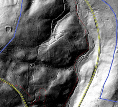 2011 LiDAR image of Belmont