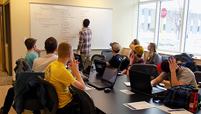PHOTO: JMU students in classroom
