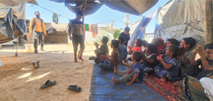 In Syria, MAG’s CL teams use age-specific EORE by incorporating games into sessions to increase children’s participation and maintain their interest. Image courtesy of MAG Syria.