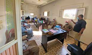 Community members during a training on sustainable agricultural practices. Image courtesy of ITF. 