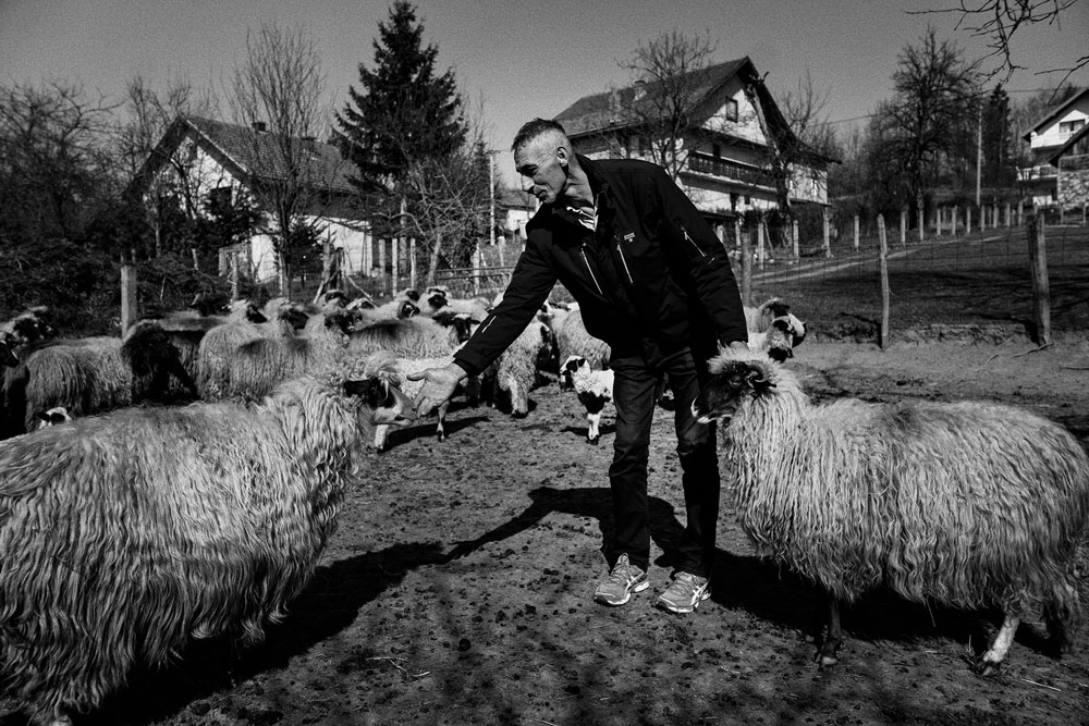 Nehrudin and Zuleja Alihodić live a hard farming life high on a hill overlooking a beautiful valley.