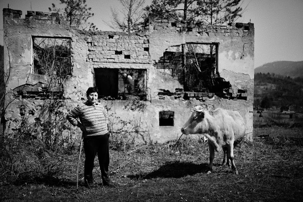 Ruža Spasojević returned home to her house in Vozuća in 2002.