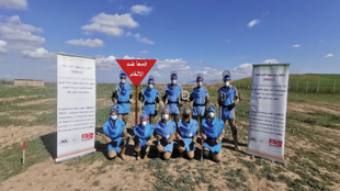 An IHSCO team photograph.