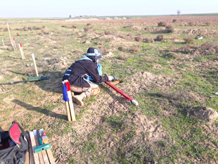 Training and mentoring is central to the DCA/IHSCO partnership. In these two pictures IHSCO staff members develop their search skills.