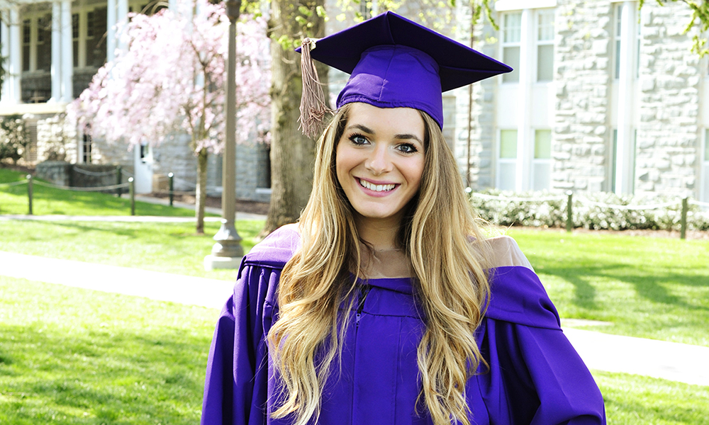 CIS Graduate, Hailey Fleming on Graduation Day 2015