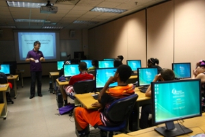 Students at CyberCity