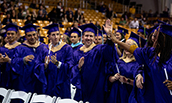 Group of students at the Winter 2019 graduation ceremony