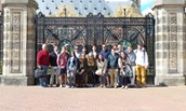 Students in front of the International Court of Justice - The Hague - 2015