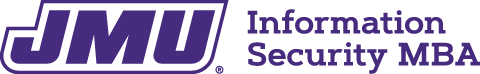 JMU InfoSec MBA Logo - Horizontal