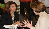 Kathy Warden chats with Dean Mary Gowan