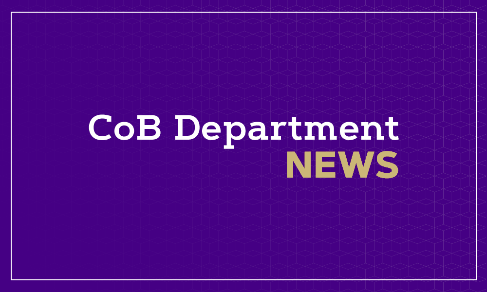 College of Business Department News