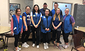 CoB students, faculty and staff on Alternative Spring Break trip to work at the Habitat Restore in Nashville - 2020