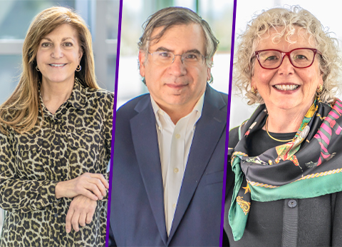 Professional headshots of Suzanne Bergmeister, Molly Brown and Scott Gallagher as they approach retirement at summer’s end