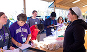 Valley Scholars at the Farmers Market 2015