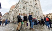CIS students in front of a Cathedral in Florence Italy - 2019