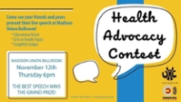 image of poster used to advertise the fall 2015 advocacy contest