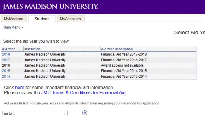 Financial Aid Accept Awards