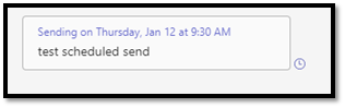 Delay Send Scheduled