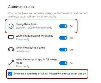 Automatic Rules