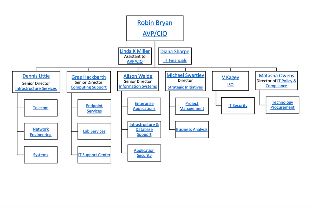 University Org Chart