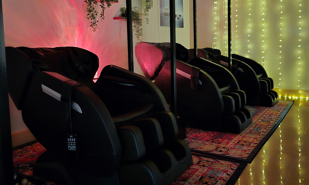 JMU Counseling Center Oasis Relaxation Space Massage Chair Photo