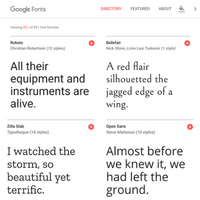 Link to Google Fonts