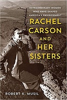 cover of book with Rachel Carson looking over a valley