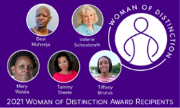 Woman of Distinction award recipients 2021
